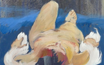 Mark Krause - Cosma-Maria 2021 Öl auf Leinwand 60 x 60 cm